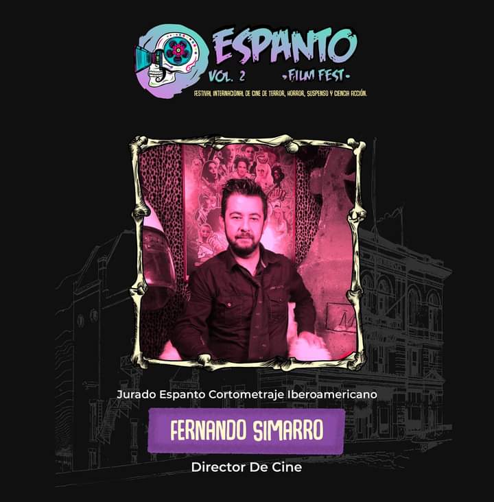 Amigos este año participaré como jurado en el Espanto Film Fest de México. Para mi es un verdadero honor ser parte de este gran evento.
30 de octubre al 5 de noviembre, Hidalgo - México.
No se lo pueden perder! Viva México!
#espantofilmfest #Mexico  #fernandosimarro <a href="/EspantoFilm/">𝕰𝖘𝖕𝖆𝖓𝖙𝖔 𝕱𝖎𝖑𝖒 𝕱𝖊𝖘𝖙</a>