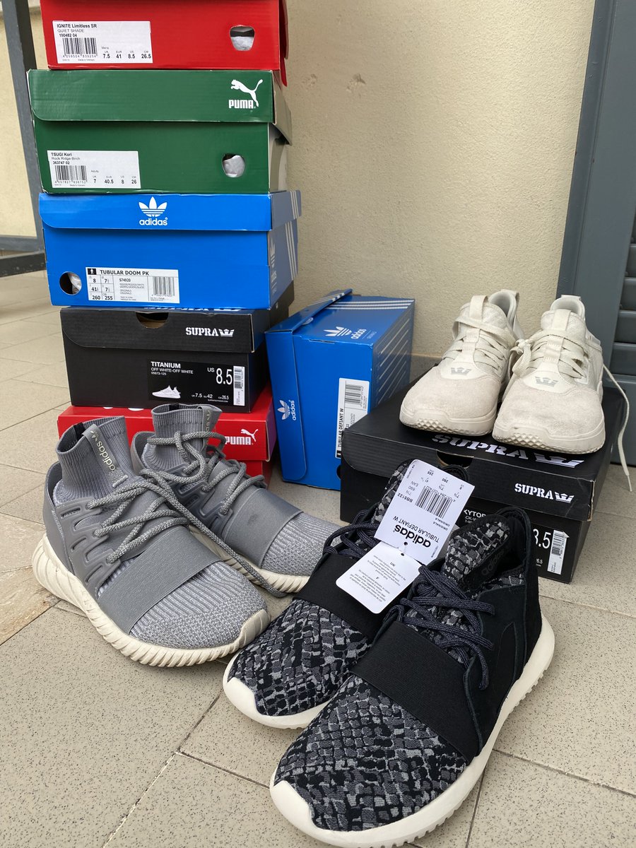harryxherbs's tweet photo. RAGAZZI SONO DISPERATA PER FAVORE, anche solo un retweet, mio padre ha chiuso  il suo negozio di scarpe, sto cercando di venderle a prezzo di fabbrica, quelle dell'Adidas che vedete le vendo a 30€ compresa spedizione, https://t.co/kbhepgOXTY per qualsiasi informazione scrivetemi https://t.co/XfQuqbZFfS