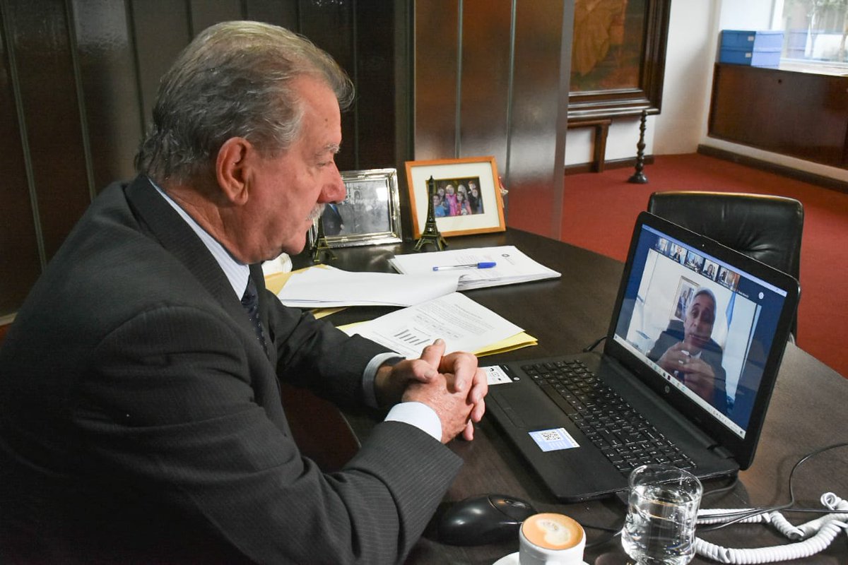 El vicegobernador <a href="/AntonioMarocco/">Antonio Marocco</a> participa de la reunión de la Liga de Vicegobernadores del país con el embajador argentino en China, Luis María Kreckler.