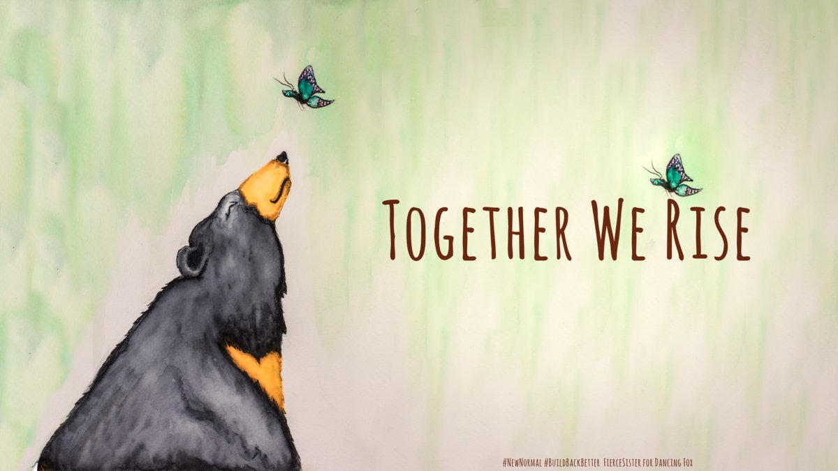 Just as the caterpillar goes through a great metamorphosis only to emerge as a multi-dimensional being — so we too have the potential to emerge from these transformational times with silken wings.

But only if we allow ourselves to be changed by this Great Change. #TogetherWeRise