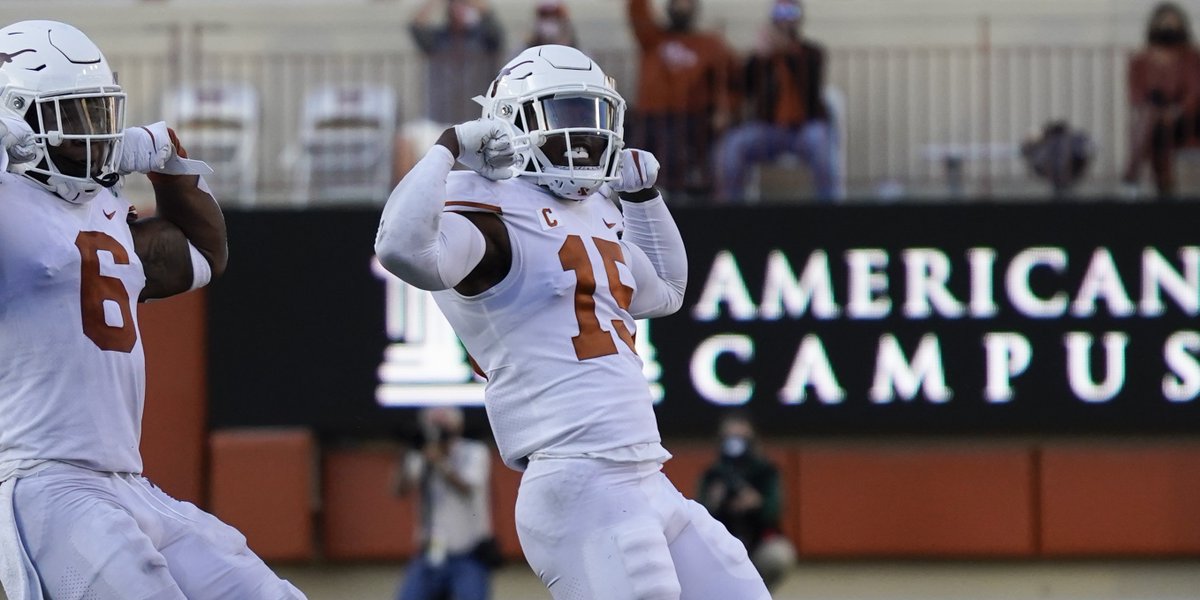 PFF_College's tweet photo. Highest-graded power five safeties
1. Chris Brown, Texas - 84.8
2. Alonzo Addae, West Virginia - 83.3
3. Mike Jones Jr, Clemson - 79.6
3. Nolan Turner, Clemson - 79.6 https://t.co/ay3fkyg8st