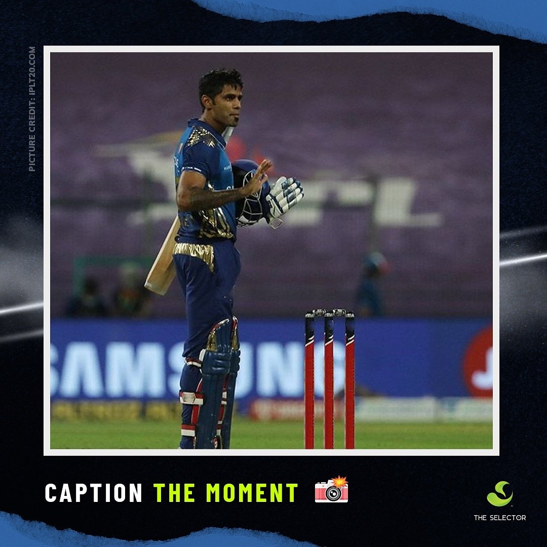 TheSelectorApp's tweet photo. Caption The Moment

Keep calm, I'm here! 
Give us your best captions to describe this moment from the #RCBvsMI game. 

#theselectorapp #betheselector #IPL #IPL2020 #IPLinUAE #teamindia #bcci #cricketlife #ipltreatment #Caption #CaptionTheMoment #RCB #SuryakumarYadav #ViratKohli https://t.co/IiyoGFSQCK