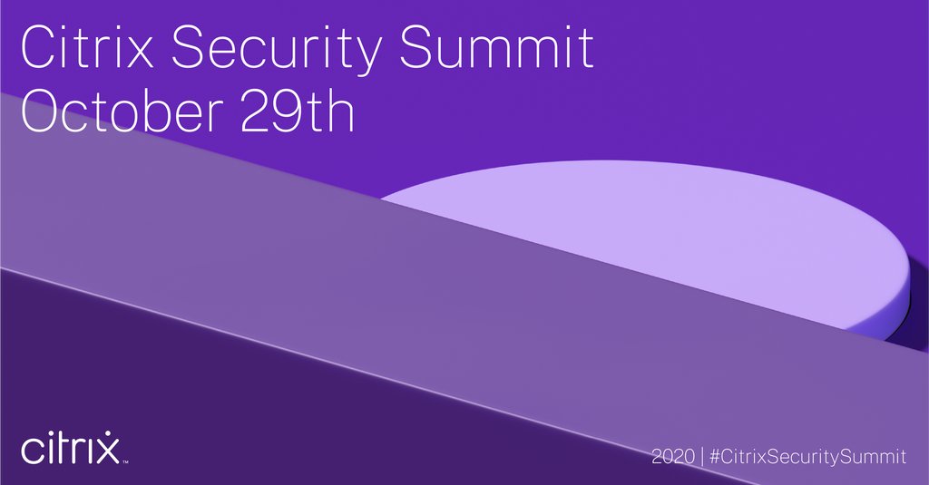 NetScaler's tweet photo. The #CitrixSecuritySummit content is officially live! Register here to access everything on-demand, and head over to @Citrix to follow a thread of our news &amp; announcements. https://t.co/vEA0eNXqpo https://t.co/JFyWv6qSGX