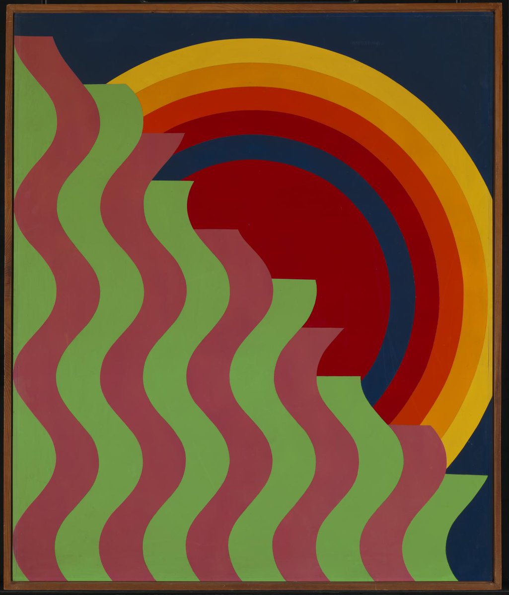 Tate's tweet photo. We're saddened to hear that Moroccan artist Mohammed Melehi has died aged 84. Crowned 'the king of colour', Melehi transformed the art scene in Morocco with his vibrant, visionary paintings.

Mohammed Melehi, Casa 1970, on display @tateliverpool. https://t.co/yhVPHLnwNs https://t.co/JDU7eRHeA7