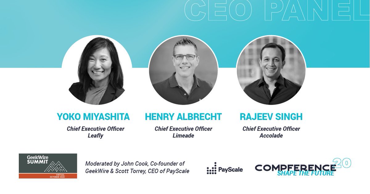 payscale's tweet image. Yesterday's #Compference20 Panel, Shaping the Future Workplace, was equally as constructive, as it was inspirational! 🤩