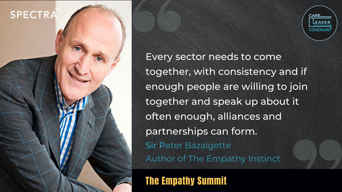 CareLeaverCov's tweet photo. Higher education, businesses and other partnerships can be convened by programmes like the Care Leaver Covenant says @PeterBazalgette
#TheEmpathySummit #NCLW2020 https://t.co/nPWWagfMgm