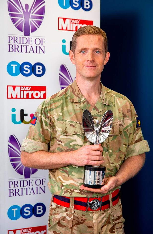 brannigan001's tweet photo. Totally overwhelmed at having received a @DailyMirror @PrideOfBritain award. In less than a year we’ve achieved so much for  #Hopeforhasti and #cdls ... but it was all thanks to the amazing support and kindness of people all over Britain. #grateful  #barefootsoldier @jacksonlab https://t.co/r8kIJJY6Qi