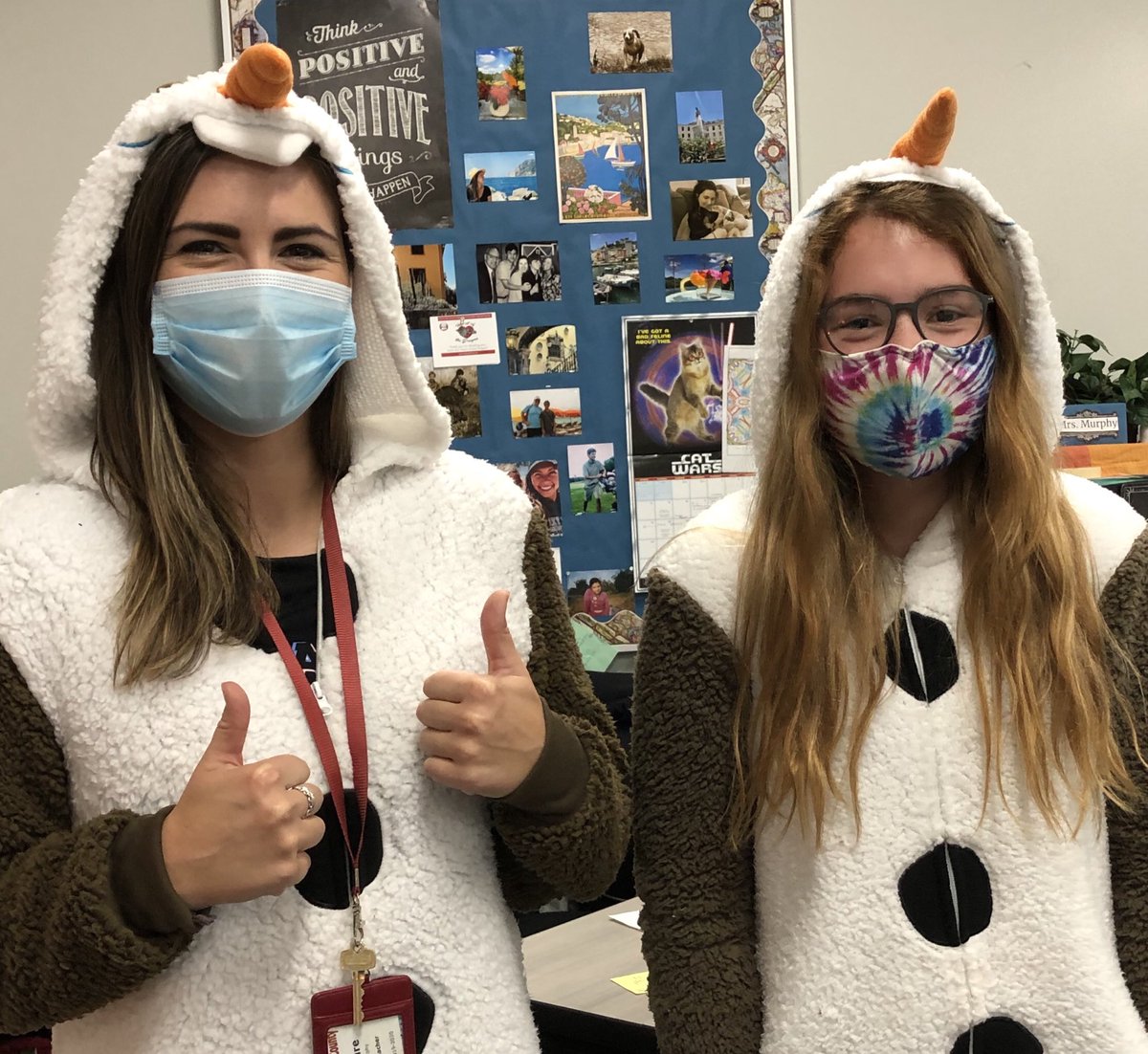 Hooray for pajama day at NPJH! Red Ribbon week reminds us how much fun we have when we’re drug free! ⁦<a href="/MooreNPJH/">NPHS Asst. Principal & Girls Varsity 🏀 Coach</a>⁩ ⁦@SouthernHancock⁩#newpalproud