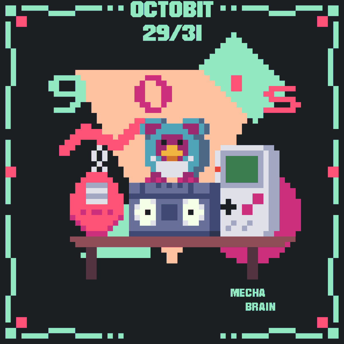 BrainMecha's tweet photo. Let's go back to the 90s
#pixelart #pixelarts #pixelartsociety #pixelgem #gameart #retroart #aseprite #art #arte #mexicanart #pixel #γγγη΅΅ #octobit #challenge #Octobit2020 #Nostalgia #90skid https://t.co/ij7KuV5zrv