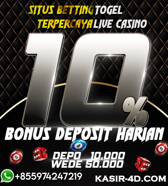 alsawongg's tweet photo. Kasir4D: Agen Togel dan Casino Online Terpercaya
=========================
Deposit : Min RP 10.000
Tarik Dana : Min RP 50.000
#togelonline #togelonlineterpercaya #kasir4d https://t.co/ROf9OaUvY1