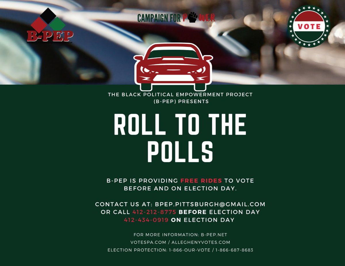 DuqSGA's tweet photo. Hey Duqs! U#if you need a ride to the polls, check out these cool services! B-PEP and VEEEM are free!make sure you get out and vote next Tuesday! https://t.co/6Cil4NCYy0