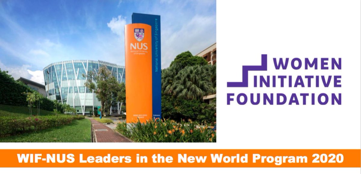 Our collaboration with the prestigious <a href="/NUSingapore/">NUS</a> on the executive program "Leaders in the New World" just started! On this occasion, 5 sessions are offered from today until November 6. Each participant will be awarded with a joint Digital Certificate from NUS and WIF.