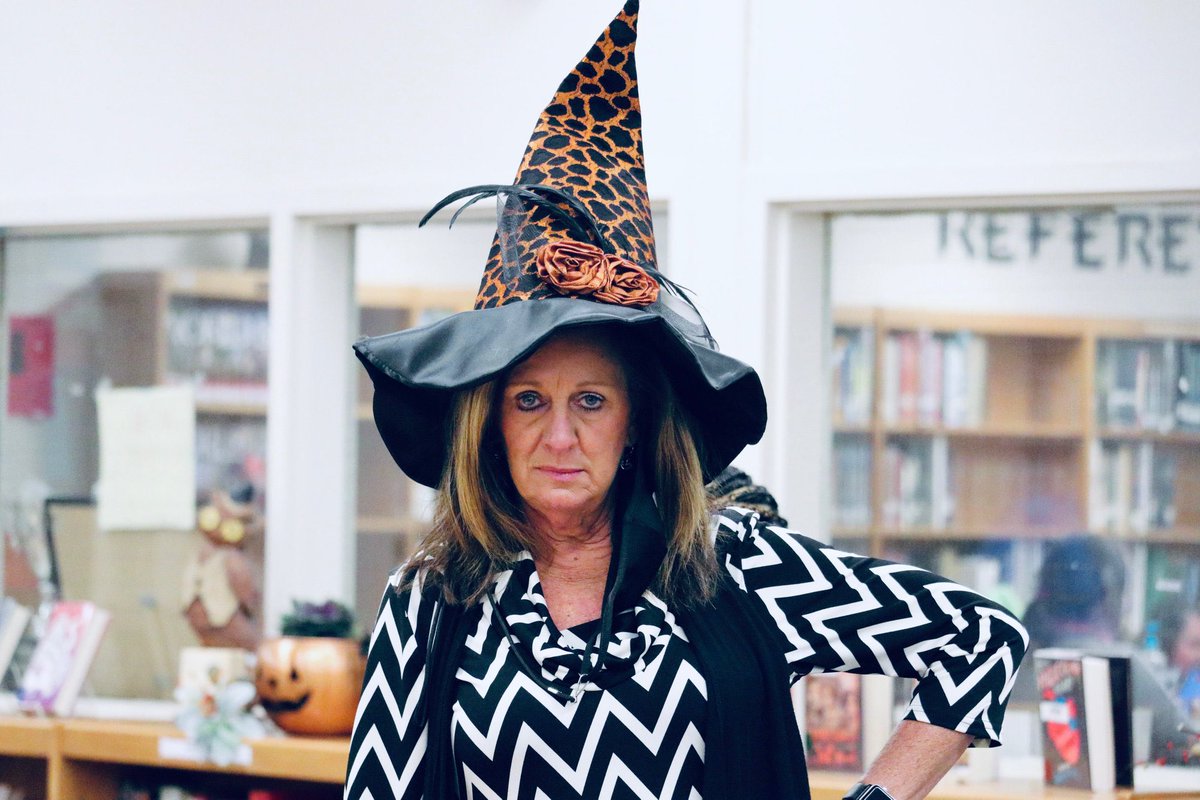 suptking's tweet photo. Senior Leadership meeting concludes. 

It's a wrap! See y'all next week (in her witch voice). 
                              -Principal Tucker https://t.co/e5j1EB7DCs