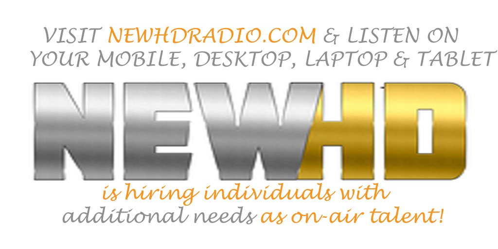 (2/2) Support their mission by downloading their apps for your Andriod phone <a href="/GooglePlay/">Google Play</a>  play.google.com/store/apps/det…... or your Iphone &amp; Ipad <a href="/Apple/">Apple</a> apps.apple.com/us/app/newhd-r… 
#additionalneeds #disabilityawareness #employment #Music with an important mission!  streamdb6web.securenetsystems.net/ce/index.cfm?s…