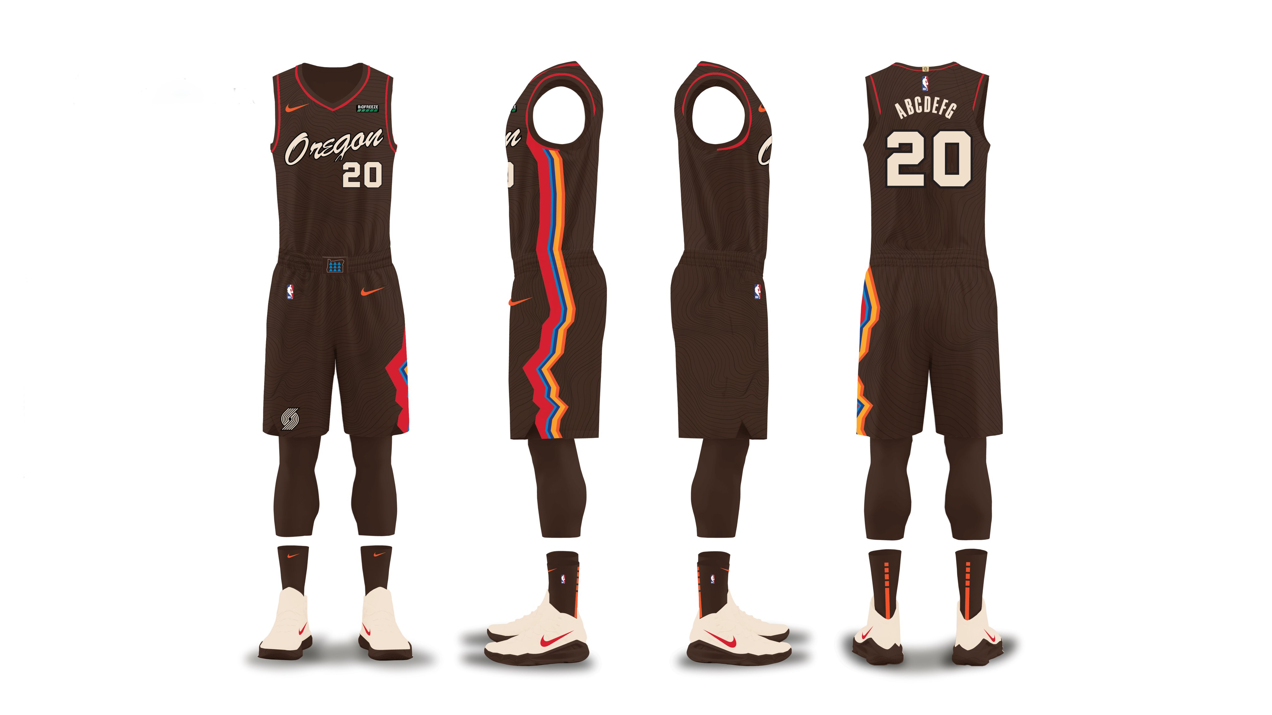 Portland Trail Blazers Alternate Uniform  Portland trailblazers, Trail  blazers, Uniform