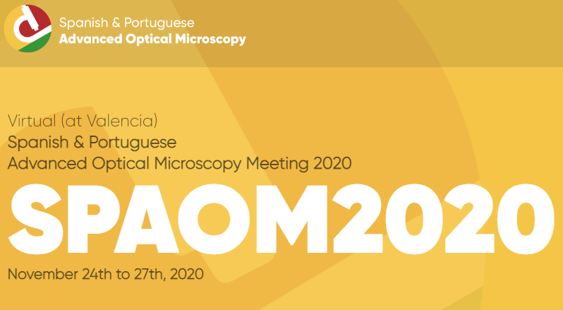 SPAOM5's tweet photo. 📢 Join us on #SPAOM2020 Virtual at Valencia! From November 24th to 27th. Free registration! Super interesting speakers, sessions, workshops, and more! Microscope #microscopy #event #biology #imageanalysis #superresolution #lightfield #bioimaging 
https://t.co/1f5dkudTzM https://t.co/j7eq8XN07r