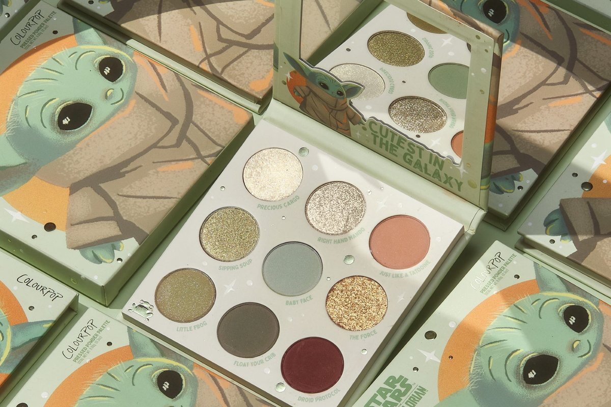 Create the cutest looks in the galaxy with this fabulous The Child eyeshadow palette now available from <a href="/ColourPopCo/">ColourPop Cosmetics</a>  - thekesselrunway.com/colourpop-the-… #ThisIsTheWay #thekesselrunway #TheMandalorian