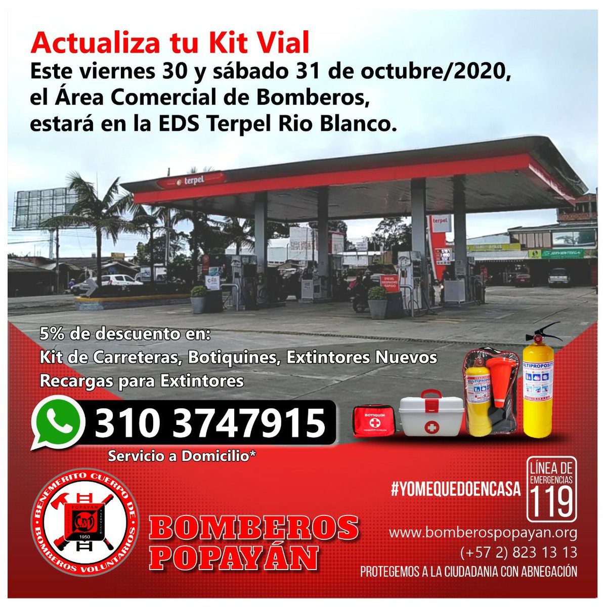 BOMBEROS POPAYAN tweet media