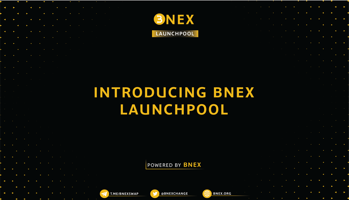 BnEXchange's tweet photo. Bnex introducing decentralized launchpool

▶️Secure Way to Farm New Assets 
▶️Staking BNX, BNB and others token for rewards
▶️Free airdrop for Bnx HOLDERS

💚Bnx holders will be able to un-stake their funds at any time with no delay 
#bnexchange #binance #binancesmartchain #DEFI https://t.co/c76S1mcRpr