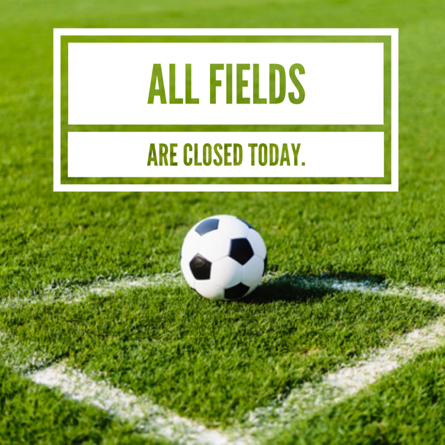Talk about wild weather! A tropical storm this morning... sunny and nearly 80 degrees this afternoon! Even though the ☀️ is out, the rain we got this morning made the fields unplayable, which means all county fields will be closed today. #spartanburgparks