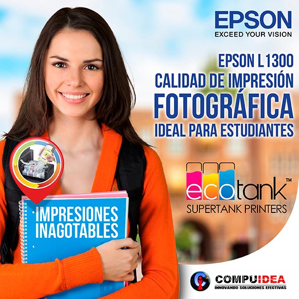 Epson L1300 precios y detalles en --> https://t.co/1UNeP2K7p9 , impresora de formato A3+ impresora full color con sistema de tinta continua original cotízala al 0984140785 #epson #sublimacion #tintacontinua #ecotank #distribuidoresoficiales https://t.co/GZJtr6pp0g