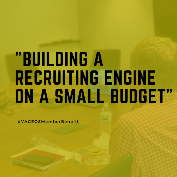 vaceos's tweet photo. On November 5, VACEOs Sponsor, Nathan Swanson will discuss common recruiting pain points and much more. This event is a #VACEOsMemberBenefit. Always learning. Always growing. That's what our members thirst for! https://t.co/s1xPjVol9l #vaceos #ceosupport #peergroups https://t.co/daNX9rymkL