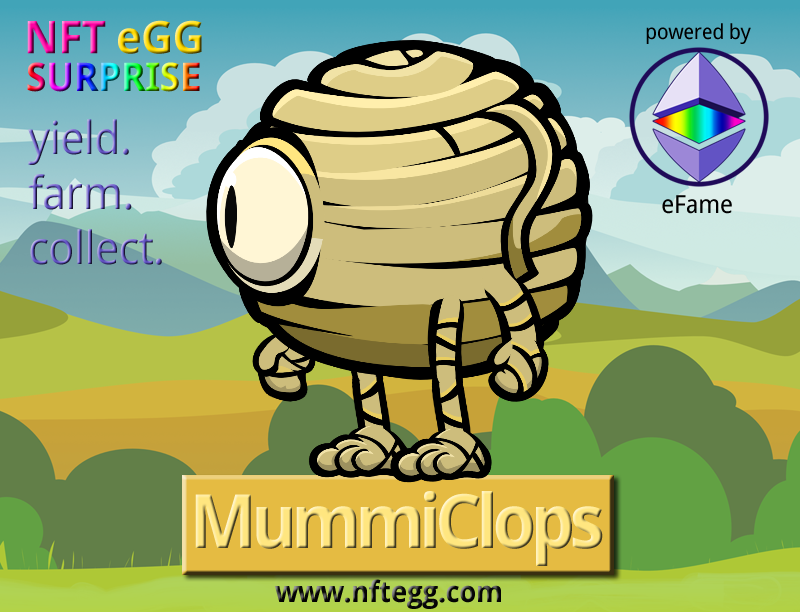 NFTeGG's tweet photo. Hello to #MummiClops @NFTeGG - Another wee beastie that was caught up in the Chemical spill was this chap. Laid to rest 3 millennia ago for a new life in the stars, MummiClops has... read more -> https://t.co/fmIX1cnOSf

#NFTGiveaway #NFT #DEX 

@cctip_io draw 3.952024 USDT 395 https://t.co/ymYoumGLrO