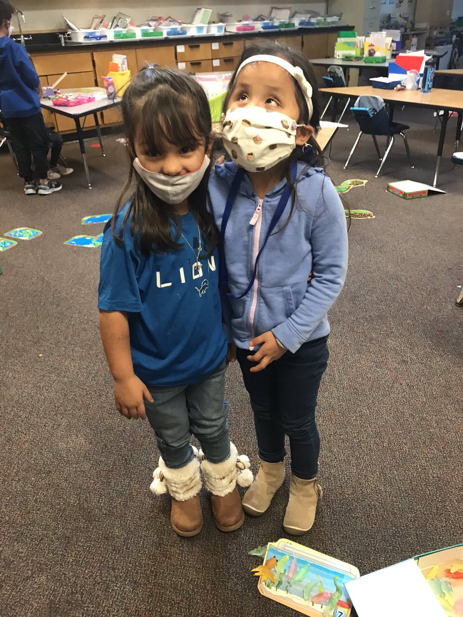 Showing our Detroit Lions spirit on Jersey Day!