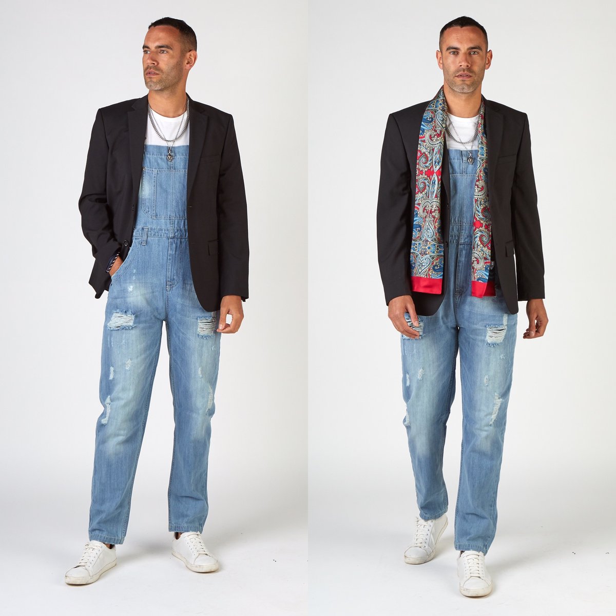 DungareesOnline's tweet photo. Style the Bertie Relaxed Fit Dungarees with a scarf and blazer for a casual weekend look.

#dungarees #dungareestyle #mensdungarees #overallfashion #denimoveralls #denimdungarees #mensoveralls #mensstyle #weekendstyle https://t.co/qOyVC6INPA