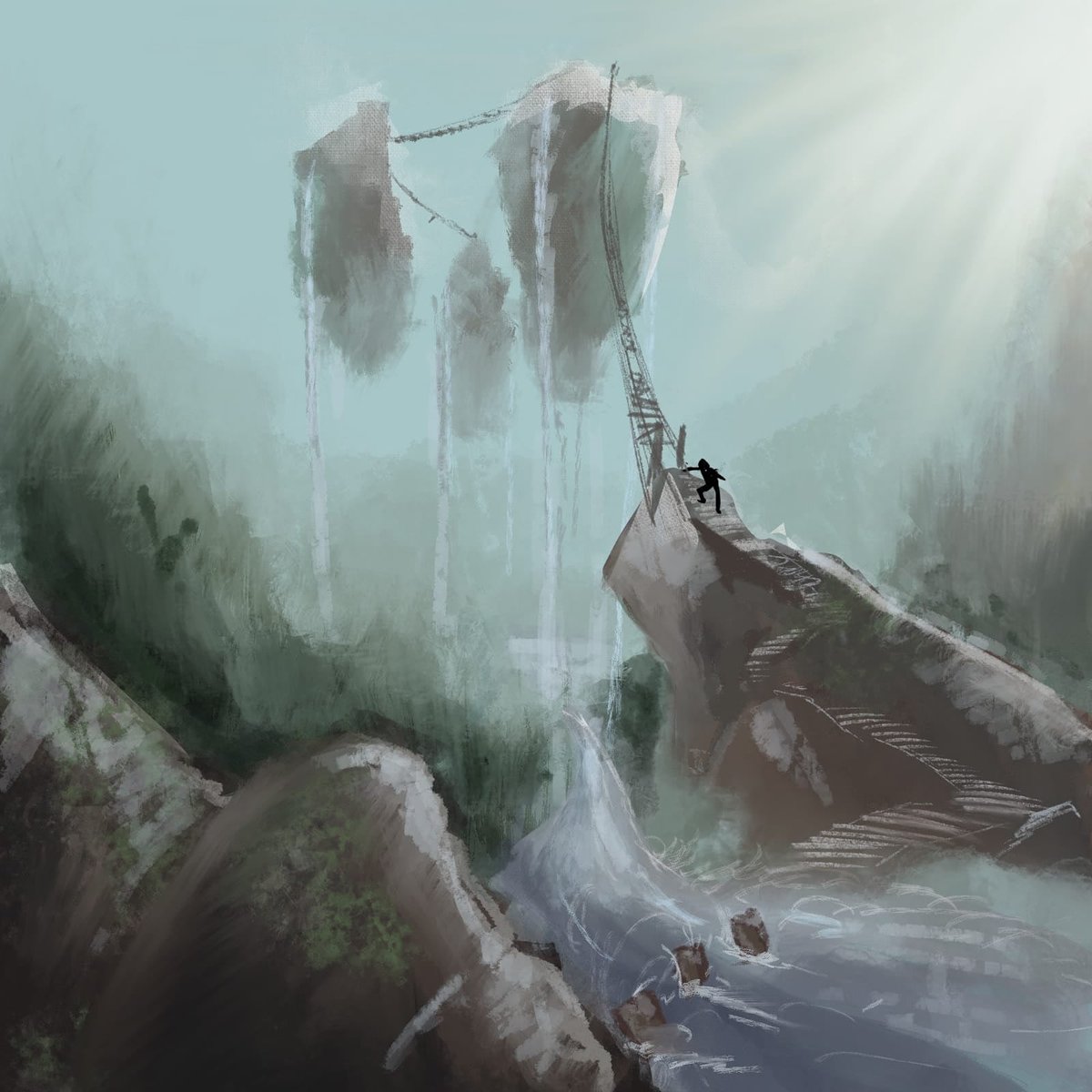 BearinkComics's tweet photo. Work in progress post!
Just playing around and experimenting with different brushes and tool sets
#art #artist #digotalart #digitalartist #procreate #procreateart #brushset #mountains #floating #floatingmountains #trecking #journey #workinprogress #brushstrokes #painterystyle https://t.co/3u2rspeg1o