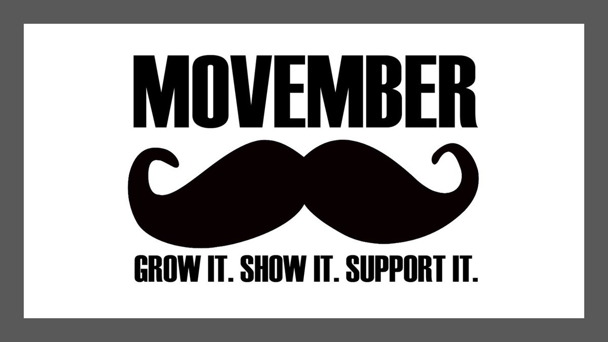 COMING SOON....

Only 2 days to go!
Don't forget to sign up uk.movember.com 

#Movember#ShowSupport#FinalCountdown#GrowAMoustache