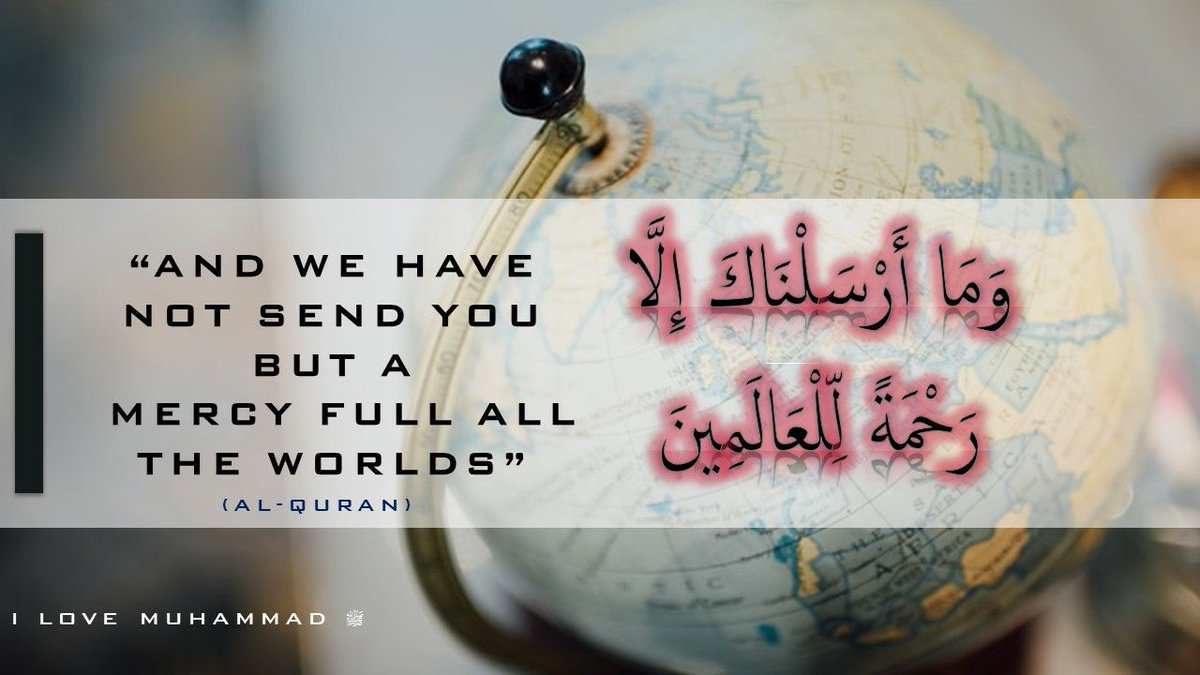 MohammadArifP15's tweet photo. #ProphetMuhammad4All
We did not send you but a mercy to the worlds !! 
#ProphetMuhammad4All 
#knowprophetmuhammad https://t.co/XwIQXd88bm
