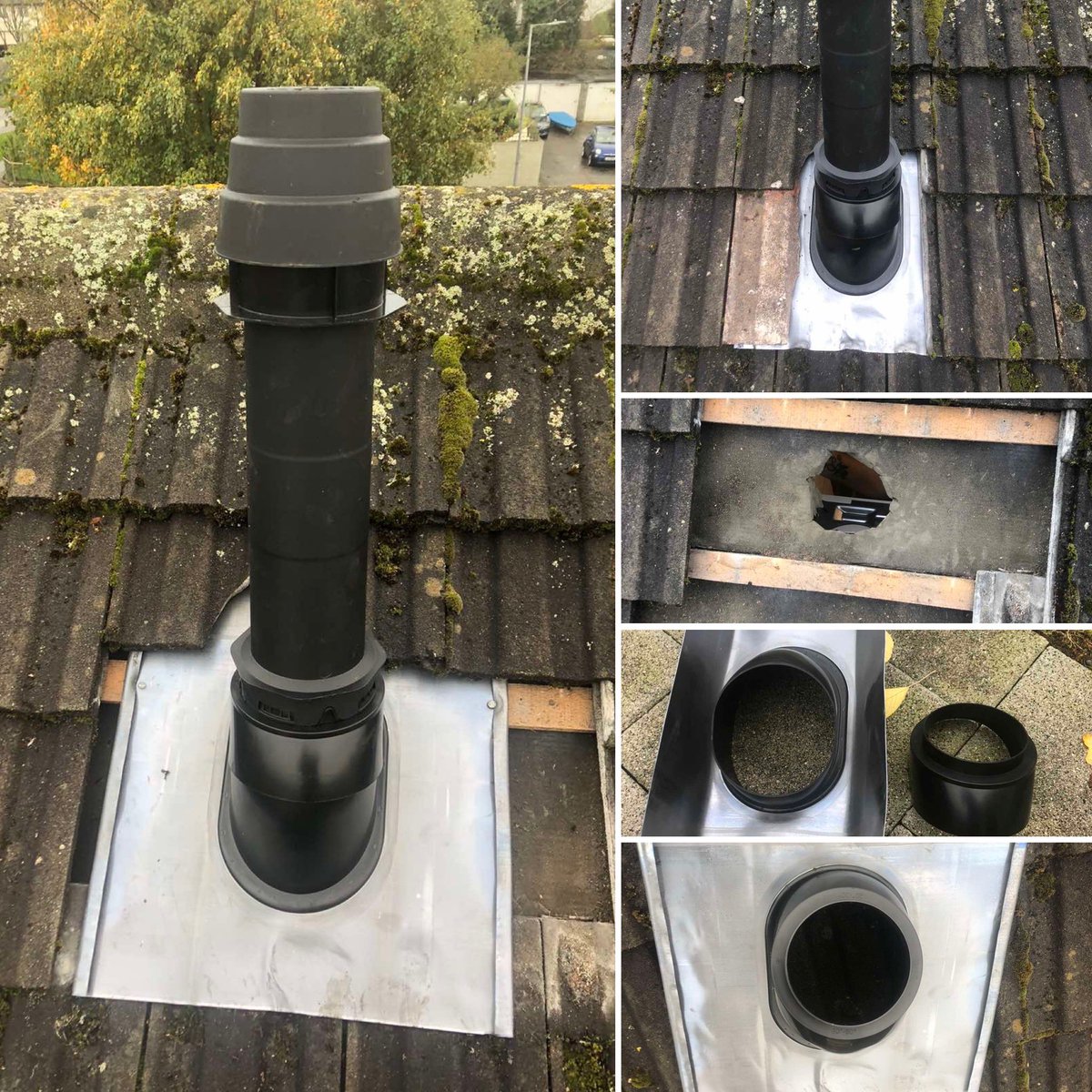 Roofer_247's tweet photo. 🏠 On a job in #Sutton, #Dublin installing a Vertical Boiler Flue for a #Plumber installing a home boiler system.

 ☎️ (086) 405 1965
 🏠 https://t.co/JlwMpoB8v6
 💬 Send us a message

Don’t wait till it’s too late! Contact us for a free Roof Repairs, Guttering or Velux Survey 🌧 https://t.co/QJVMYap9tY