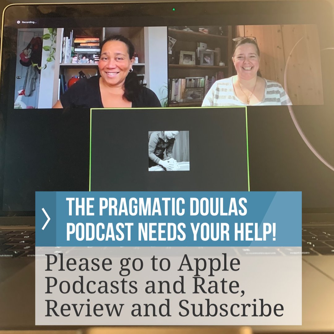 DoulasThe's tweet photo. If you aren’t on an Apple device you can find us on almost all podcasting platforms and rating and subscribing is very helpful for us.  
Thank you in advance!!
#doula #podcast #birthdoula #labourdoula #postpartumdoula https://t.co/ok51CIlrCG