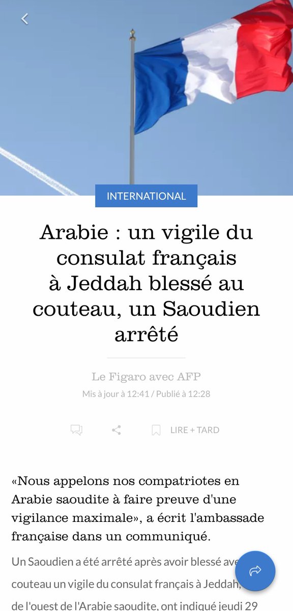 allancochard's tweet photo. Stop ! Stop ! Et encore stop !
C'est quoi cette #actualité de fou aujourd'hui ? 🤬 
Je ne sais pas si les #couteaux sont une mode mais franchement stop ! #Jeudi29octobre, c'est tout pourri !!!  @Le_Figaro @LeParisienInfog
#confinement #terrorisme #franceattack #NiceAttack https://t.co/rKVbEl2J7U