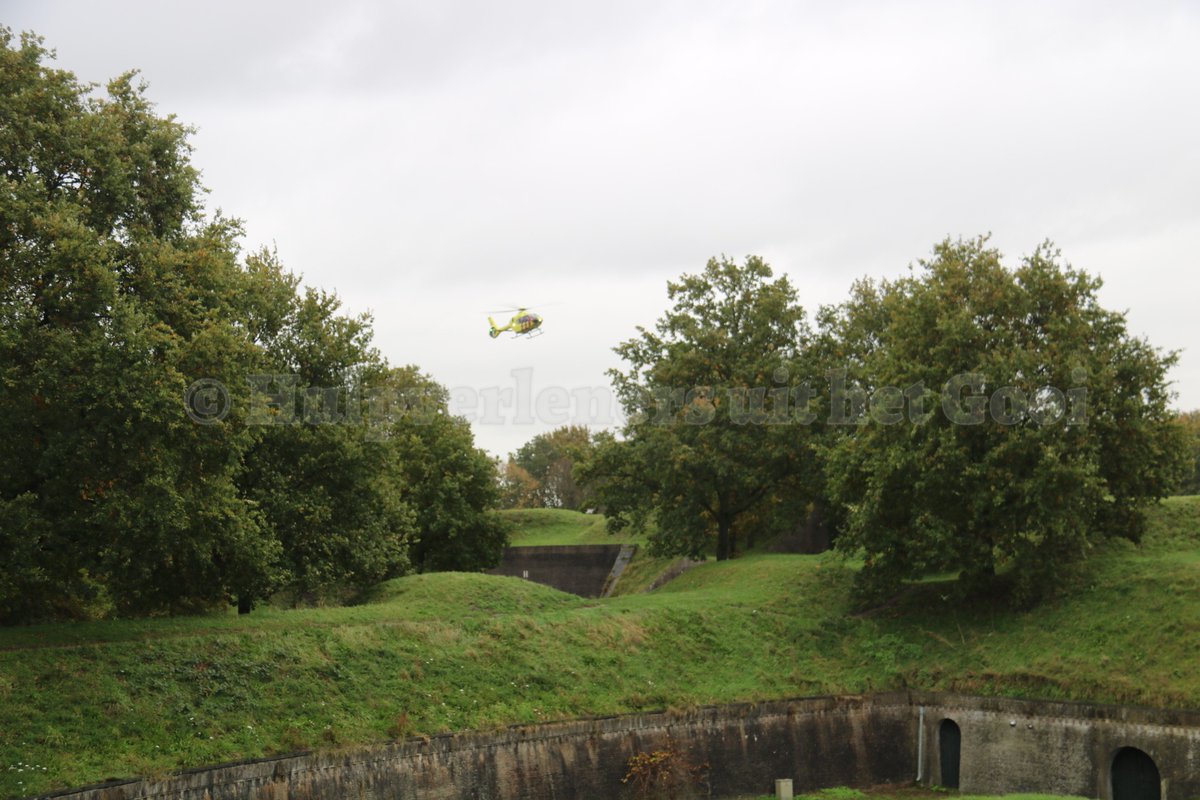 Melding traumahelikopter Pijlstraat Naarden