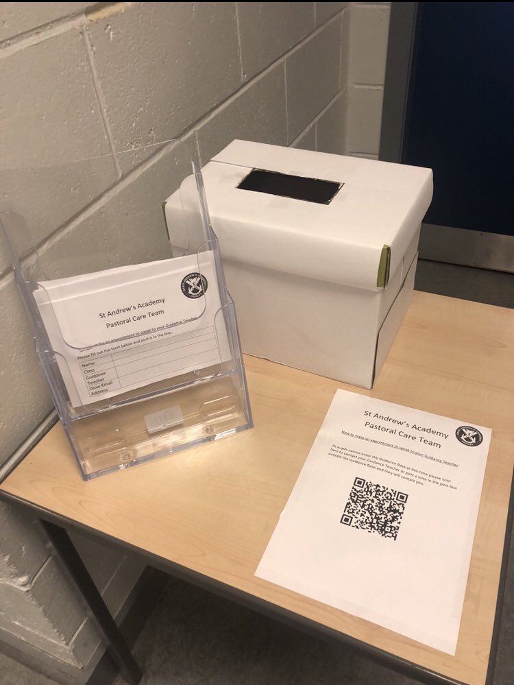 St_Andrews_Acad's tweet photo. 2/2 or by posting a slip into the box outside the Guidance Base https://t.co/E5rkJBR1i0