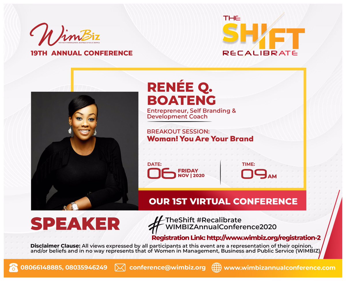 Wimbiz's tweet photo. Meet our Speakers and Moderator for the session ”Woman! You Are Your Brand” at the WIMBIZ 19th Annual Conference.⁣
⁣⁣
This session will be beneficial for women who desire to learn about the potency and art of feminine communication. https://t.co/RjSchpHEAI