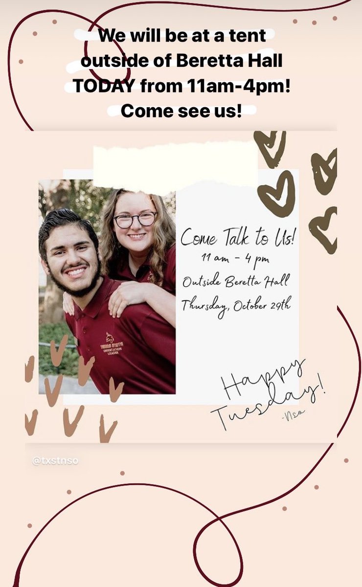 TXST Orientation tweet media