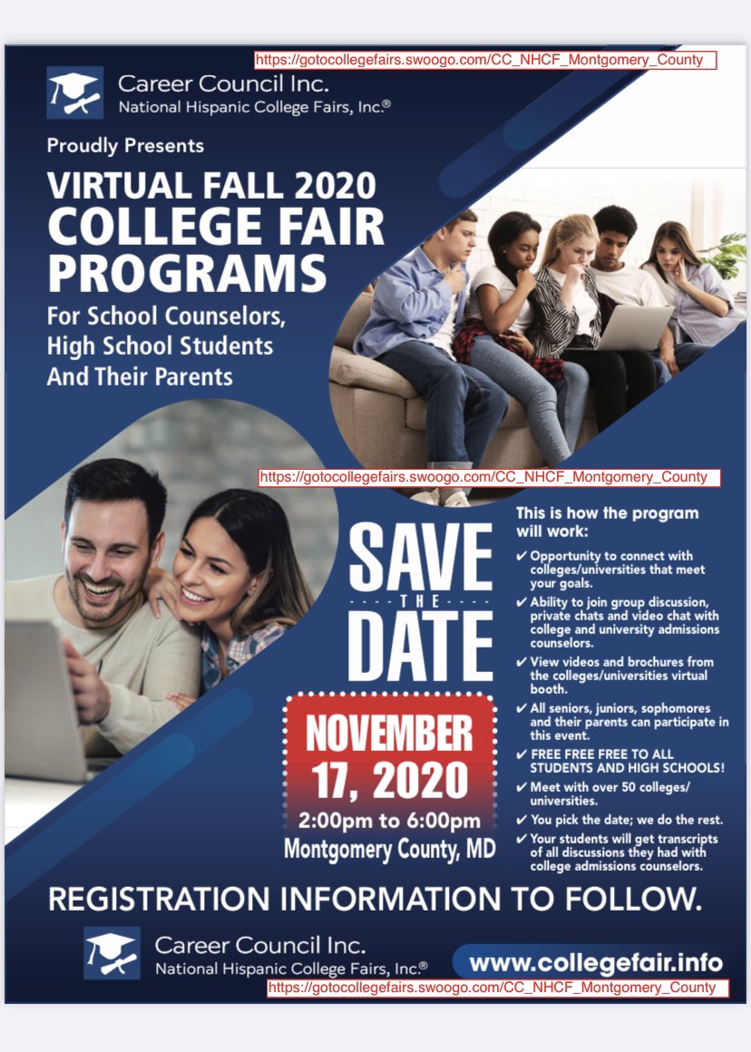 B-CC Counseling (@counseling_bcc) on Twitter photo Virtual college fair coming up November 17th! See flyer for details. Or go here: bit.ly/3kEG0kP Virtual college fair coming up November 17th! See flyer for details. Or go here: bit.ly/3kEG0kP