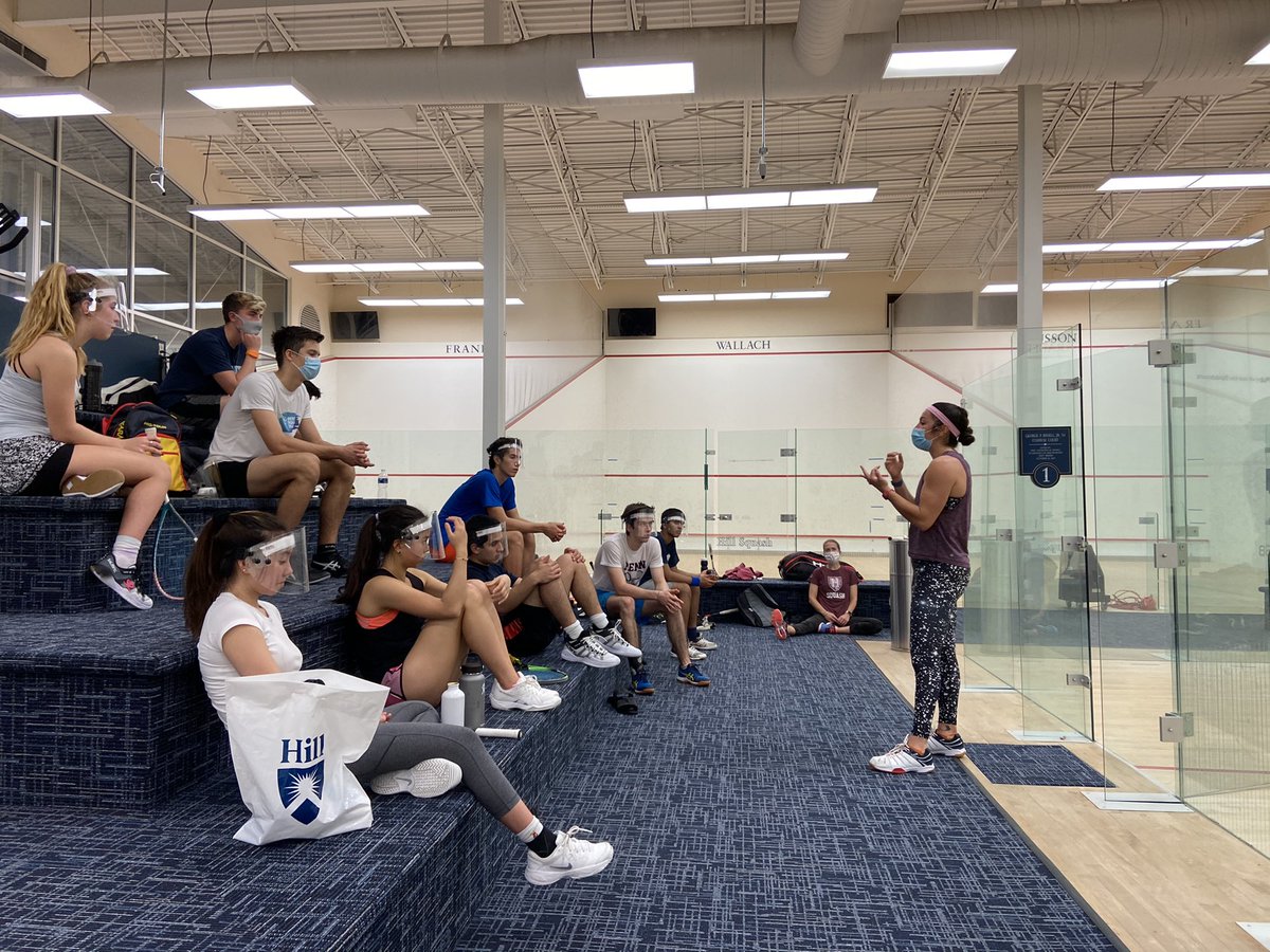 HillSquash's tweet photo. Can’t believe we got to train with Amanda Sobhy! @itssobhytime is currently ranked #7 in the world, she is US #1, was world junior champion in 2010 and played #1 at Harvard where she went undefeated all 4 years. 62-0 record. She is the highest ranked American player EVER! https://t.co/ppUR93QP4i