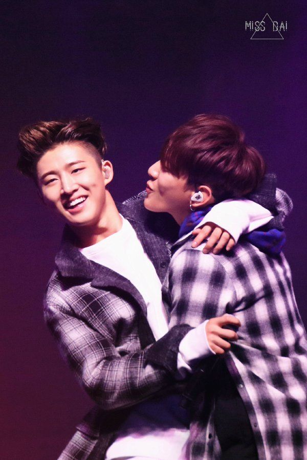 Hanbin with Donghyuk