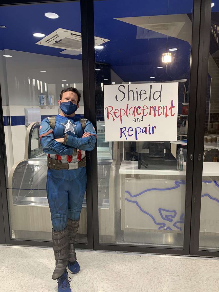 If you need your shield repaired, I highly recommend the Mustang Market! @JJPearceHS #wearepearce #risdsaysomething