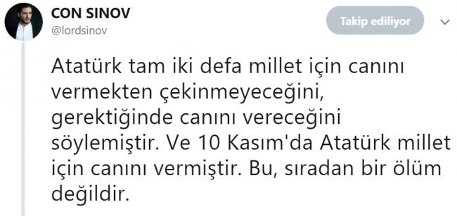 Atamızın Ömrünün Son Anlarında Bile Savaştığını Gösteren, Gururla Okunacak Bir Flood