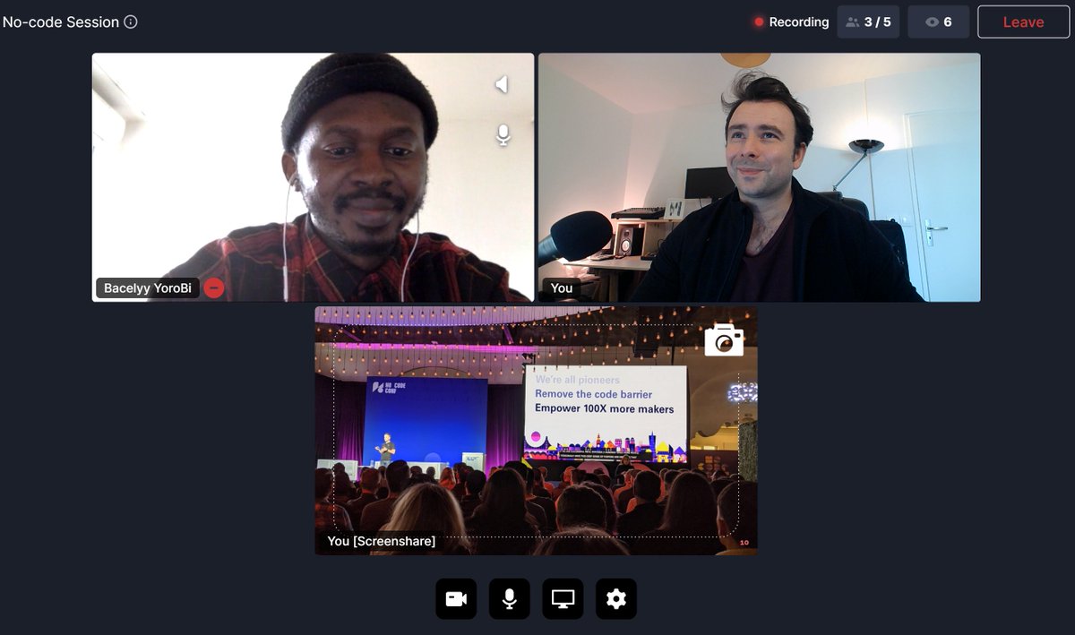 . <a href="/webflow/">Webflow</a> <a href="/callmevlad/">Vlad Magdalin</a> : I just talked about #nocode (w/ this quote @NoCodeConf), for #DFCHack - a #hackathon about #diversity, by <a href="/connectxglobal/">ConnectXglobal</a> <a href="/BacelyYorobi/">Bacely YOROBI🇫🇷🇺🇸</a>. I thought this event and cause could interest you😉 They are still looking for attendees. Cc <a href="/AdaloHQ/">Adalo✨</a> <a href="/_Contournement/">_Contournement</a>