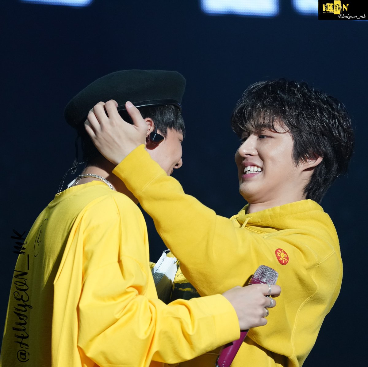 Hanbin with Donghyuk The smiles 