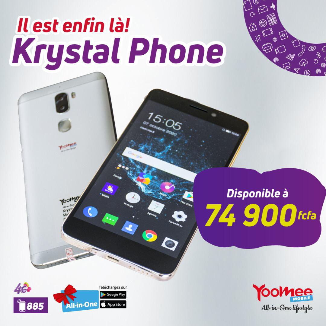Vanelle_Zeh's tweet image. Je me demandais comment j'allais faire pour utiliser mon numéro CDMA de #YoomeeMobile et net je découvre qu'ils vendent des téléphones 😍🥺 Krystal Phone slim, beau, pas cher...mon goût eh😩
#AllInOne #CamerDigital