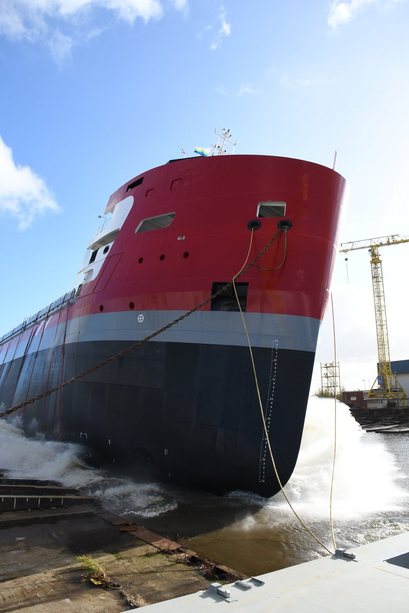 kwant79's tweet photo. Tewaterlating #easymax2 #niesternsander #scheepsbouw #wagenborg https://t.co/4CZ3oFi9aj