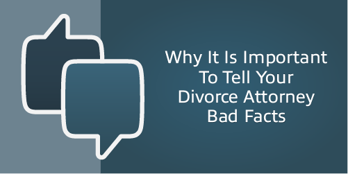 DivorcePodcast's tweet photo. Find out the importance of informing your attorney any bad facts that may be used against you in a divorce or child custody case! https://t.co/MUTW5utQI2 https://t.co/h3ny6tsJ2z