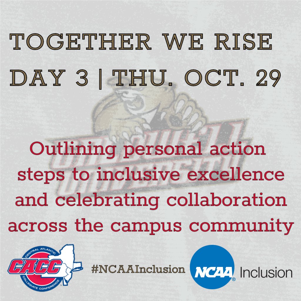 Caldwell Athletics (@caldwellcougars) on Twitter photo Today marks Day 3 of the #NCAAinclusion and Diversity Week!
Today is "Together We Rise"; calling on CU SAs to share your stories using the hashtag #NCAAInclusion <a href="/CaldwellWBB/">Caldwell Women’s Basketball</a> <a href="/CaldwellUMBB/">Caldwell MBB Hoops</a> <a href="/CaldwellUBB/">Caldwell Baseball</a> <a href="/CUsprint/">Caldwell Sprint Football</a> <a href="/CaldwellVball/">Caldwell U VB</a> <a href="/caldwellwlax/">CU Womens Lacrosse</a> <a href="/CUXCTF/">Caldwell U XC/T&F</a> @CU_MensLacrosse Today marks Day 3 of the #NCAAinclusion and Diversity Week!
Today is "Together We Rise"; calling on CU SAs to share your stories using the hashtag #NCAAInclusion <a href="/CaldwellWBB/">Caldwell Women’s Basketball</a> <a href="/CaldwellUMBB/">Caldwell MBB Hoops</a> <a href="/CaldwellUBB/">Caldwell Baseball</a> <a href="/CUsprint/">Caldwell Sprint Football</a> <a href="/CaldwellVball/">Caldwell U VB</a> <a href="/caldwellwlax/">CU Womens Lacrosse</a> <a href="/CUXCTF/">Caldwell U XC/T&F</a> @CU_MensLacrosse